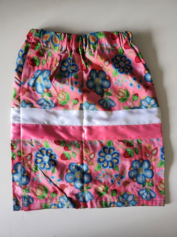 Kids Floral Ribbon Skirt