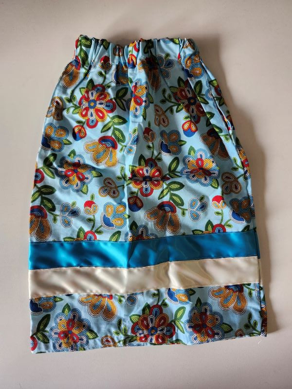 Kids Floral Ribbon Skirt