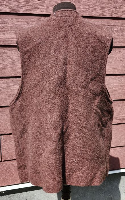 Men's Brown Wool Vest