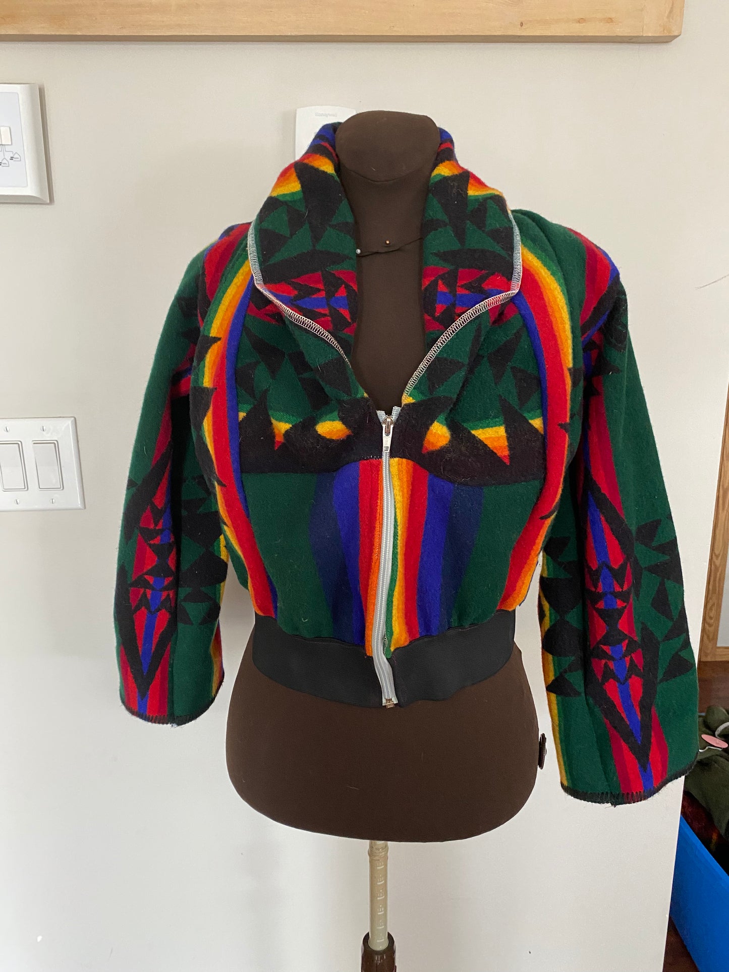 Bomber Wool Jacket Small-Medium